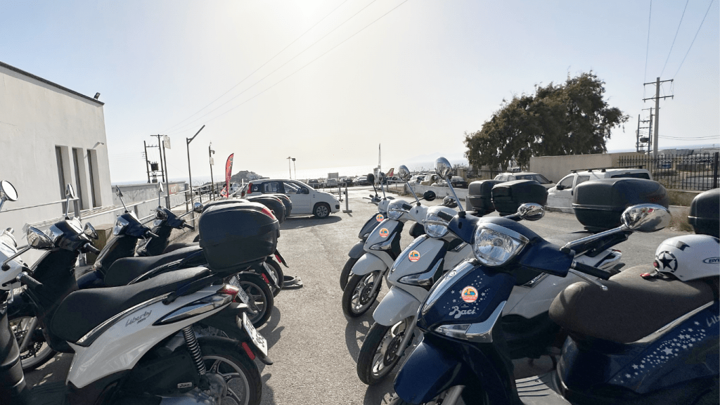 scooter rental santorini airport